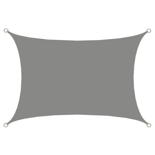 Upf50+ Voile D'ombrage Uv 2x3 M Polyester Rectangle Protection Hydrofuge Gris