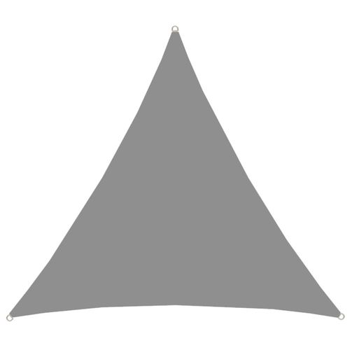 Upf50+ Voile D'ombrage Uv 3x3x3 Polyester Triangle Protection Hydrofuge Gris