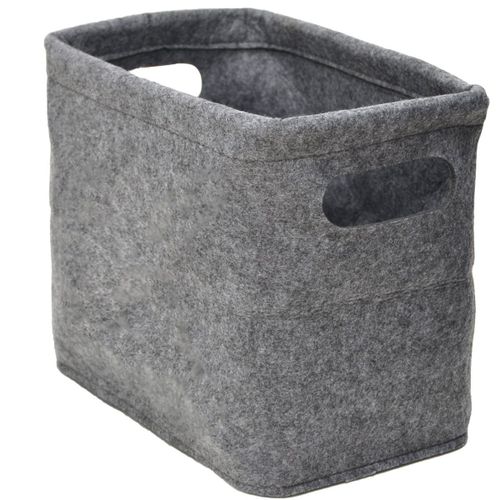 Rangement Du Papier Toilette Boîte En Feutre Pour 4 Rouleaux Panier De Bain Gris