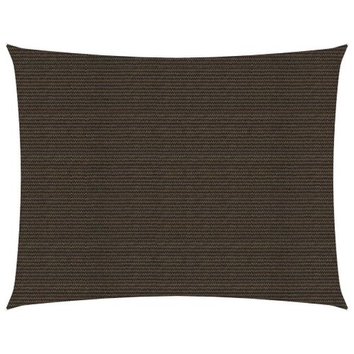 Vidaxl Voile D'ombrage 160 G/M² Marron 3,5x5 M Pehd
