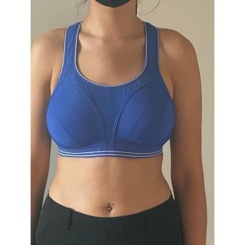 Yvette Soutien-Gorge De Sport Pour Femme - Soutien Complet - Bretelles Réglables - Haut Impact - Pour La Gym - Course À Pied (Taille:80a)