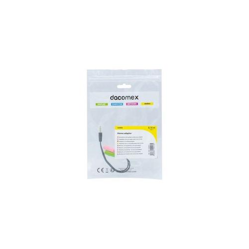 DACOMEX Sachet adaptateur micro et casque stéréo jack 3.5 mm