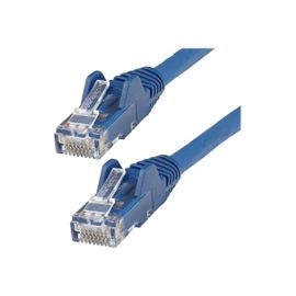 StarTech.com Câble Ethernet CAT6 3m - LSZH (Low Smoke Zero Halogen) - Cordon RJ45 UTP Anti-accrochage 10 GbE LAN - Câble Réseau Internet 650MHz 100W PoE - Bleu - Snagless - 24AWG (N6LPATCH3MBL) -...