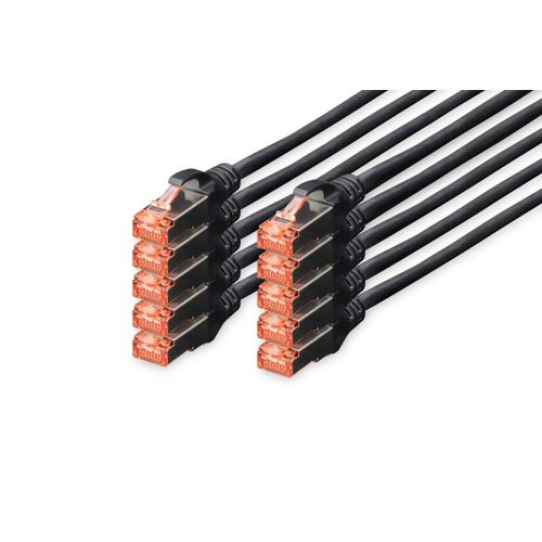 DIGITUS Professional Patch-Kabel - 3 m - Schwarz