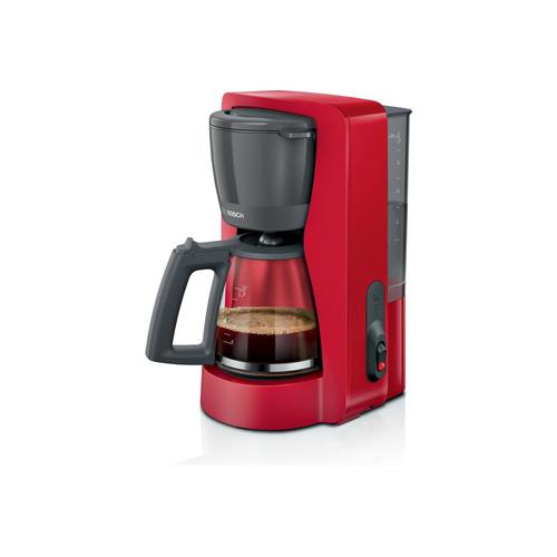 Bosch MyMoment TKA2M114 - Cafetière - 14 tasses - rouge foncé/gris noir