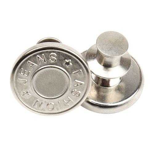 Boutons De Jeans Détachables, Paquet De 10