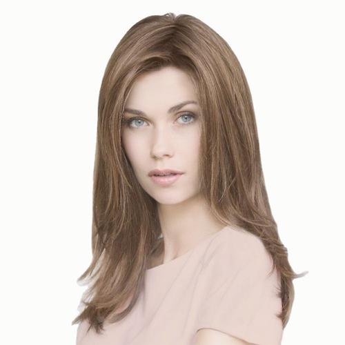 Perruque Longue Chic Pour Femme, Super Légère Et Respirante Brun Clair 