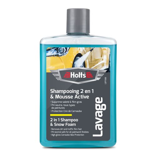 Holts - Shampoing Super Moussant + Cire 475 Ml - Happ0139a