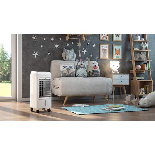 Rafraîchisseur D'air De 4l Avec Minuteur 75w Blanc