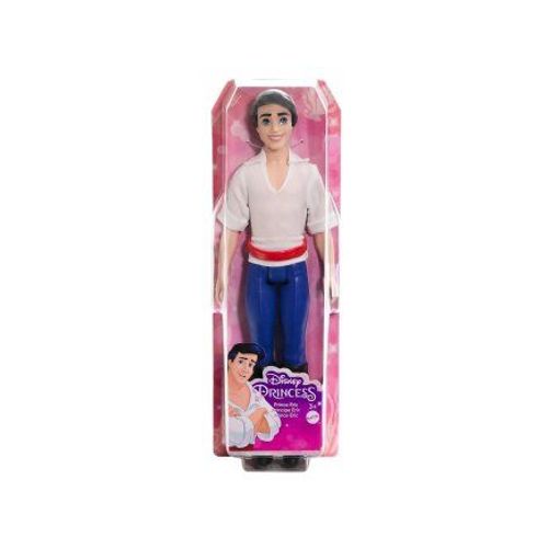 Poupee Mannequin Eric, Le Prince De La Petite Sirene Ariel - Disney Princess - Tenue Classique Du Dessin Anime - Set Jouet Fille + Carte
