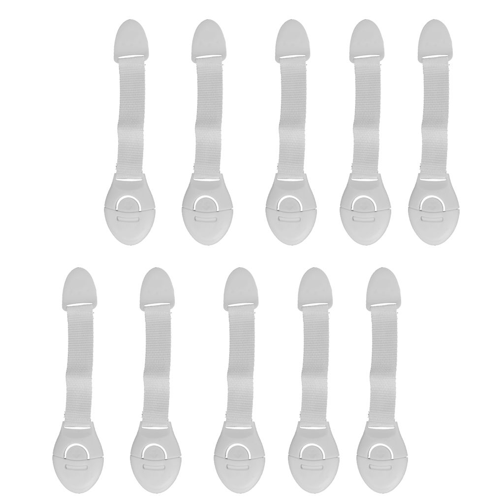 10pcs Bébé Tiroir De Porte De Placard Réfrigérateur De Sécurité Rallongé Loquet De Sécurité