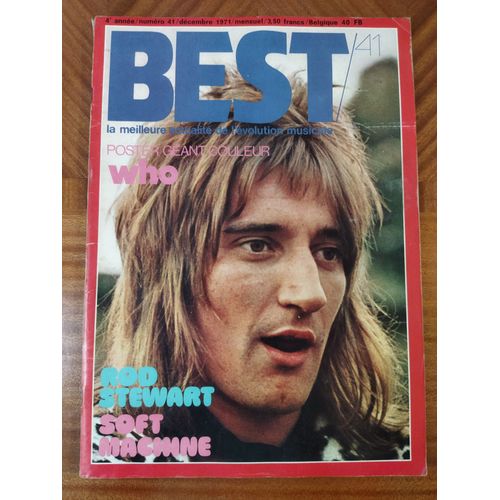 Best N° 41 Rod Stewart Mega Poster Who- Soft Machine - Marc Bolan - Gene Vincent