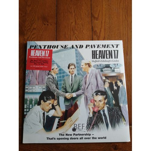 Album Lp 33t 12" Vinyle Heaven 17 " Penthouse And Pavement " 9 Titres 2019,Made In Uk ,Édition Collector Vinyle Blanc / White