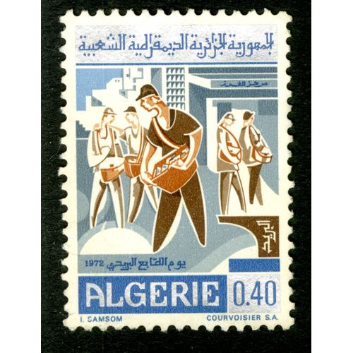 Timbre Algérie 1972, 0.40, I.Samsom