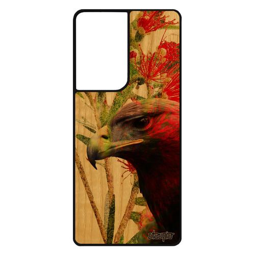 Coque Aigle Samsung S21 Ultra Bois Silicone Fleurs Smartphone Noir Caoutchouc Royal Pas Cher Peinture Animaux Rapace Vert De Galaxy