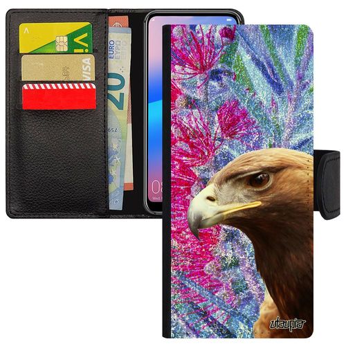 Coque S21 Ultra Cuir Aigle Animaux Caoutchouc Aimantée Housse Telephone Design Animal Mobile Original Rapace Etui De Samsung Galaxy