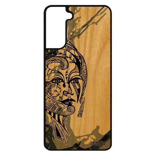 Coque Samsung Galaxy S21 Bois Silicone Femme Portable Telephone Tpu Animaux Colore Solide Smartphone Gris Unique Tatouage Princesse