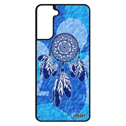 Coque Attrape Reve Antichoc Pour S21 Silicone Zen Mandala Tatouage Inca Etoile Receveur De Plume Femme Accessoire Samsung Galaxy