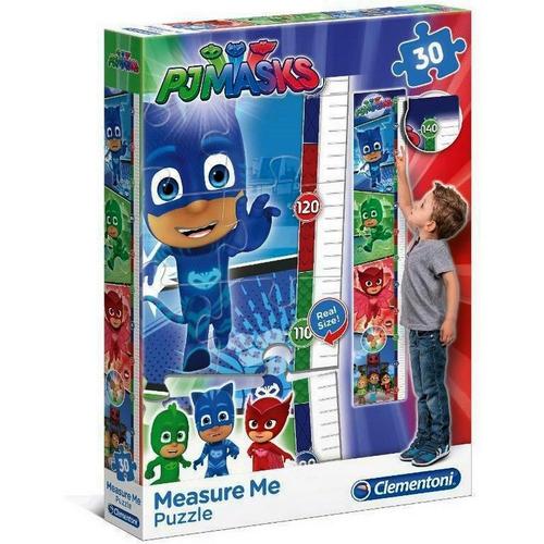 Maxi Puzzle Pj Masks 30 Pieces Toise Mesure Taille Enfant