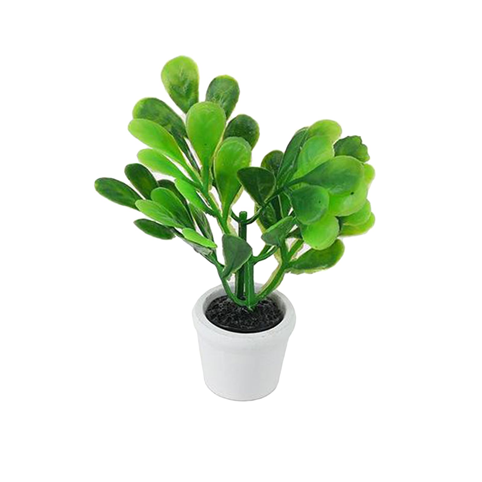 Verte Plante Plastique Pot Poupées Maison miniature plantes pour Indoor OUTDOO