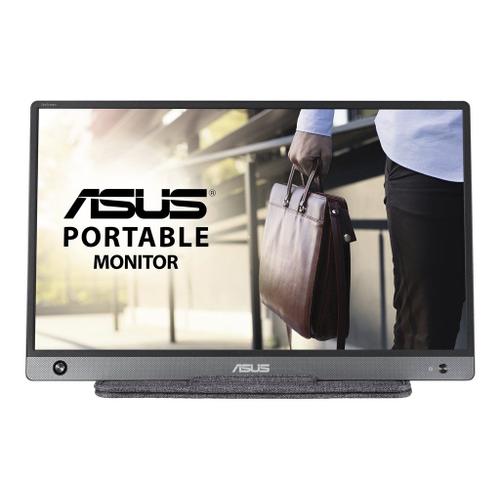 ASUS ZenScreen MB16AH - Écran LED - 15.6" - portable - 1920 x 1080 Full HD (1080p) - IPS - 250 cd/m² - 5 ms - Micro HDMI, USB-C - haut-parleurs - gris foncé