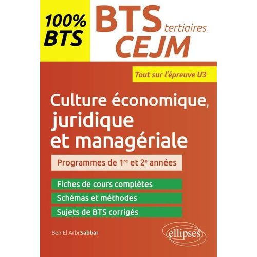 Bts Tertiaires, Culture Économique, Juridique Et Managériale - Tout Sur L'épreuve U3