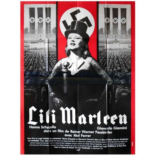Lili Marleen - Véritable Affiche De Cinéma Pliée - Format 120x160 Cm - De Rainer Werner Fassbinder Avec Hanna Schygulla, Giancarlo Giannini, Mel Ferrer, Erik Schumann, Gottfried John - 1981 #