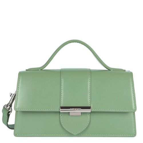 Sac baguette A rabat avec fermoir M Paris Ily Lancaster 531-010 Jade Antic