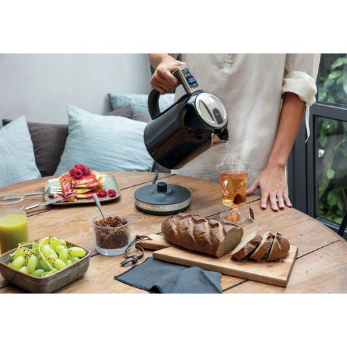 Bouilloire Électrique De 1,7l 2400w Noir Onyx Argent