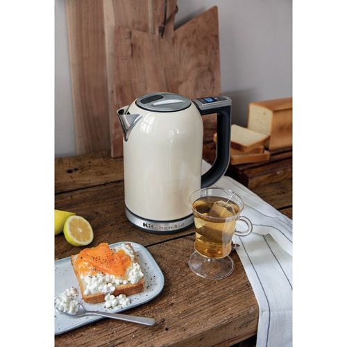 Bouilloire Électrique De 1,7l 2400w Crème Argent
