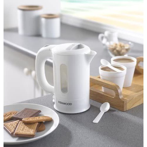 Bouilloire Électrique De 0,5l Sans Fil De Voyage 650w Blanc