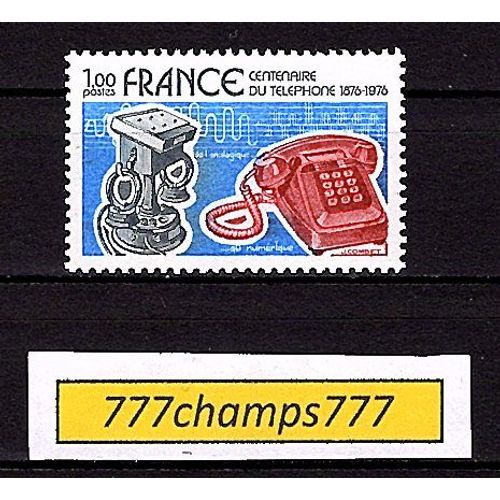 Centenaire Liaison Téléphonique.1976. Y & T 1905.