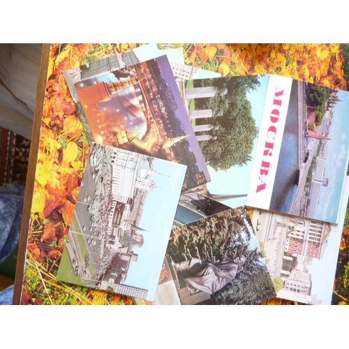 Etui Complet De 10 Cartes Postales De Moscou 1979.