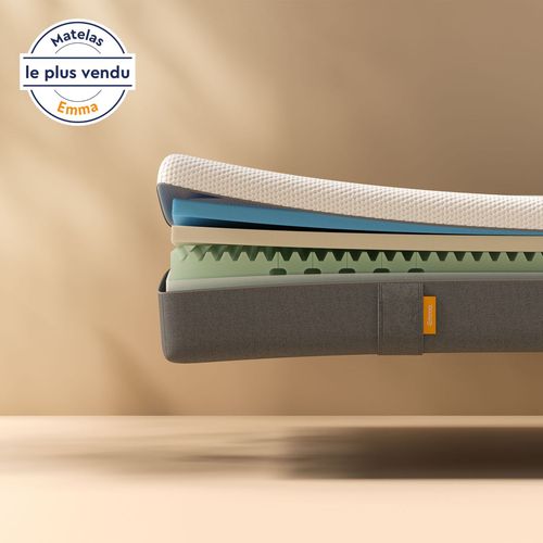 Emma | Matelas Original 90x200 Cm | Mémoire De Forme | Confort Optimal | 25 Cm | Souplesse Et Soutien | Durable