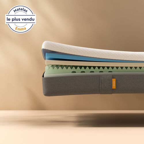 Emma | Matelas Original 180x200 Cm | Mémoire De Forme | Confort Optimal | 25 Cm | Souplesse Et Soutien | Durable