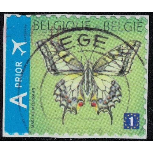 Belgique 2012 Oblitéré Rond Used Papillon Papilio Machaon Su