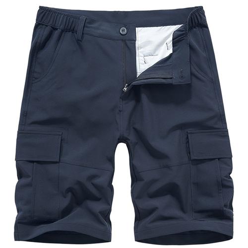 Bermuda Hommes De Cargo Uni En Sport Grande Taille Fit Grande Vêtements Masculin Wx226