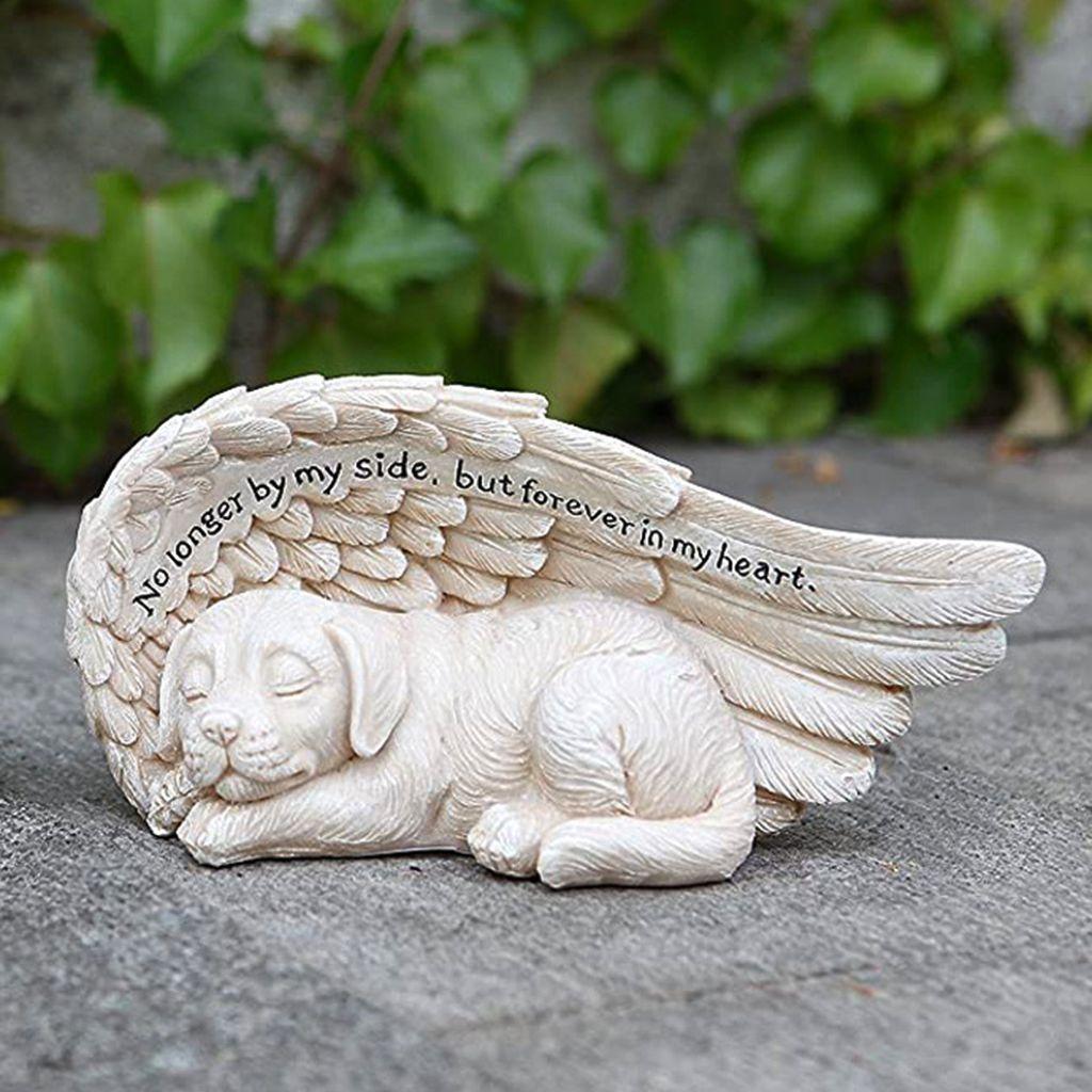 Bel ange ornement ailé ange sculpture pierre ange mémorial ange