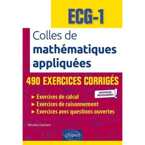 Colles De Mathématiques Appliquées Ecg-1
