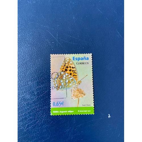 Timbre Poste Papillon Espagne