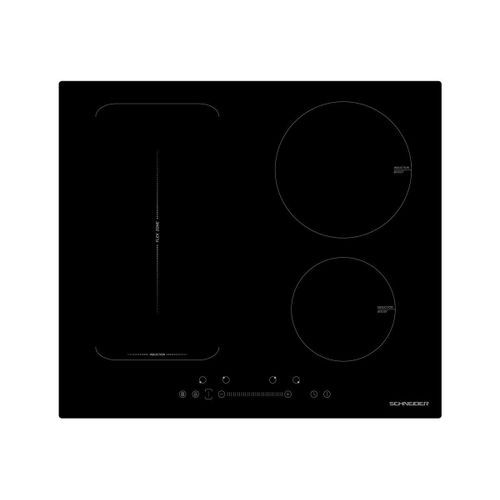Schneider SCTI6041N3/1 - Table de cuisson à induction - 4 plaques de cuisson - Niche - largeur : 56 cm - profondeur : 49 cm
