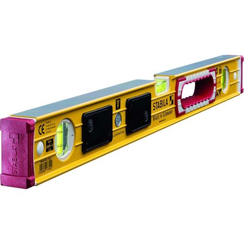 Stabila Niveau à bulle Type 196-2 LED, 61 cm, avec fioles éclairées - 17392