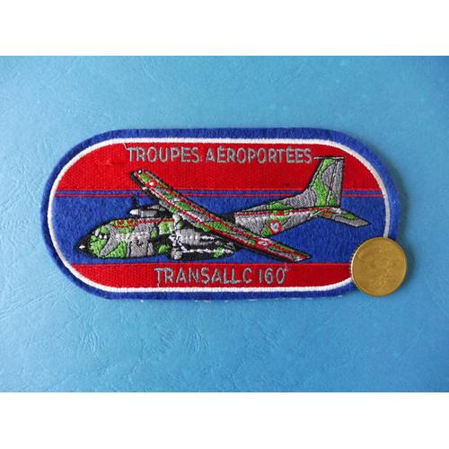 Insigne / Patch Troupes Aeroportees / Transall C 160 / Tap / Parachutiste / Original