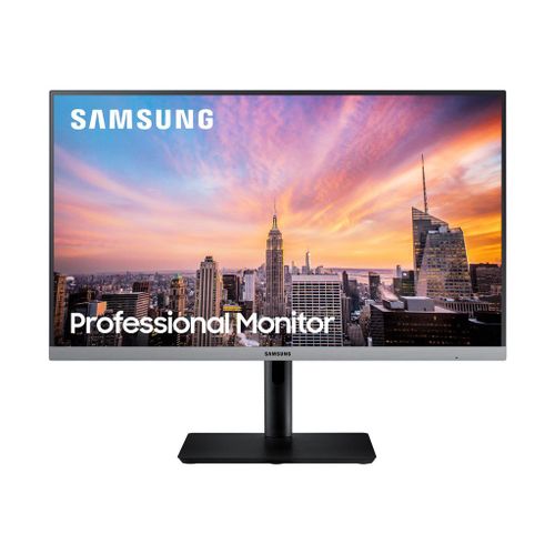 Samsung S24R650FDU - SR650 Series - écran LED - 24" (23.8" visualisable) - 1920 x 1080 Full HD (1080p) @ 75 Hz - IPS - 250 cd/m² - 1000:1 - 5 ms - HDMI, VGA, DisplayPort - gris foncé/bleu