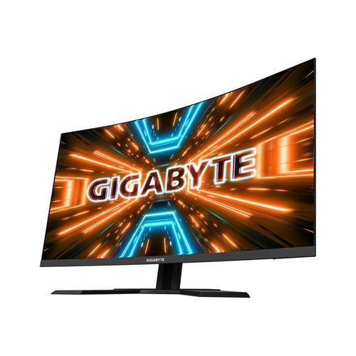 Gigabyte G32QC - Écran LED - incurvé - 31.5" - 2560 x 1440 QHD @ 165 Hz - VA - 350 cd/m² - 3000:1 - DisplayHDR 400 - 1 ms - 2xHDMI, DisplayPort