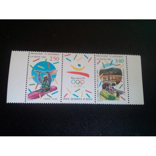 Timbre Andorre Yt 419 A Jeux Olympiques D'été, Barcelone 1992 ( 0020405 )