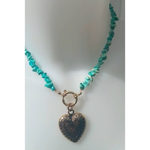 Collier Sexy En Turquoise