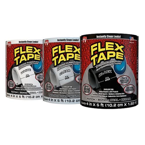 SHOP-STORY - FLEX TAPE BLANC : Bande Adhésive Hydrofuge et Waterproof  Ultra-Résistante