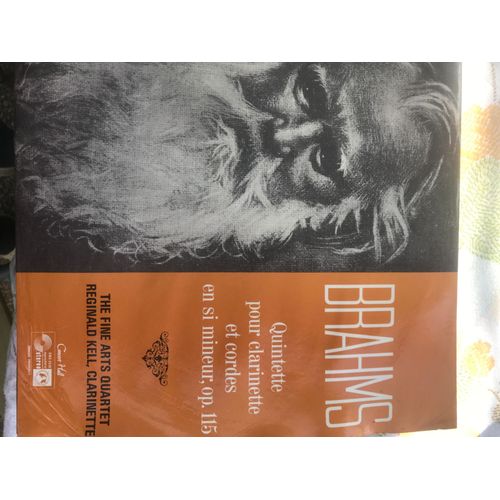 33 Tours - Brahms / Quintette Pour Clarinette Et Cordes En Si Mineur, Op. 115- Reginald Kell, Léonard Sorkin, Abram Loft, Irving Ilmer, George Sopkin - Gravure Universelle