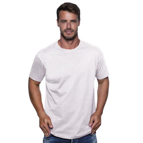 Tee Shirt Homme Jhk Blanc 100% Coton